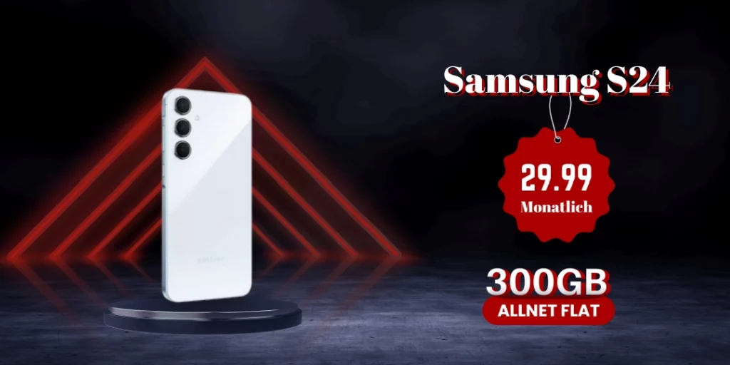 Samsung Galaxy S24 (256 GB, Marble Gray) + Vodafone Allnet‑Flat 20 GB