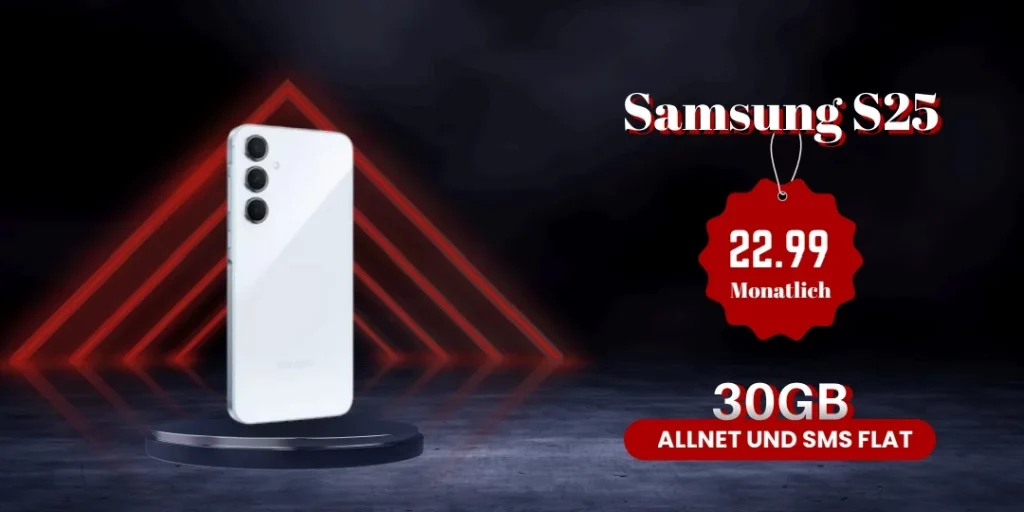 Samsung Galaxy S25 (128 GB, Navy) mit Vodafone Allnet-Flat 30 GB