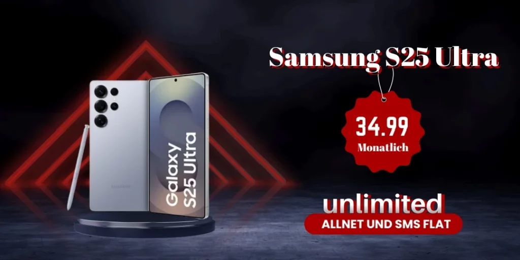 Samsung S25 Ultra + O2 Mobile Unlimited Max Promo