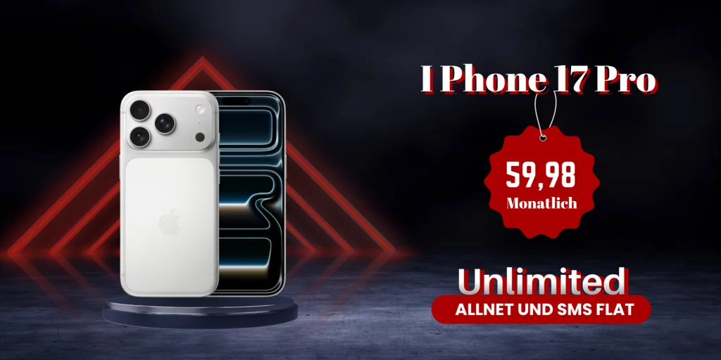 iPhone 17 pro + o2 Mobile Unlimited Max Aktion